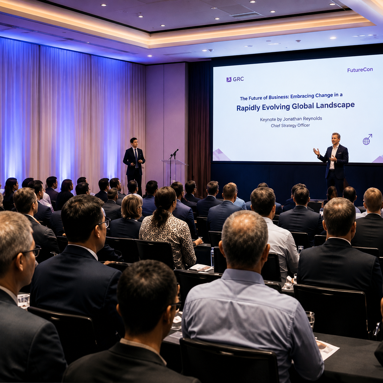 Corporate conference event photography